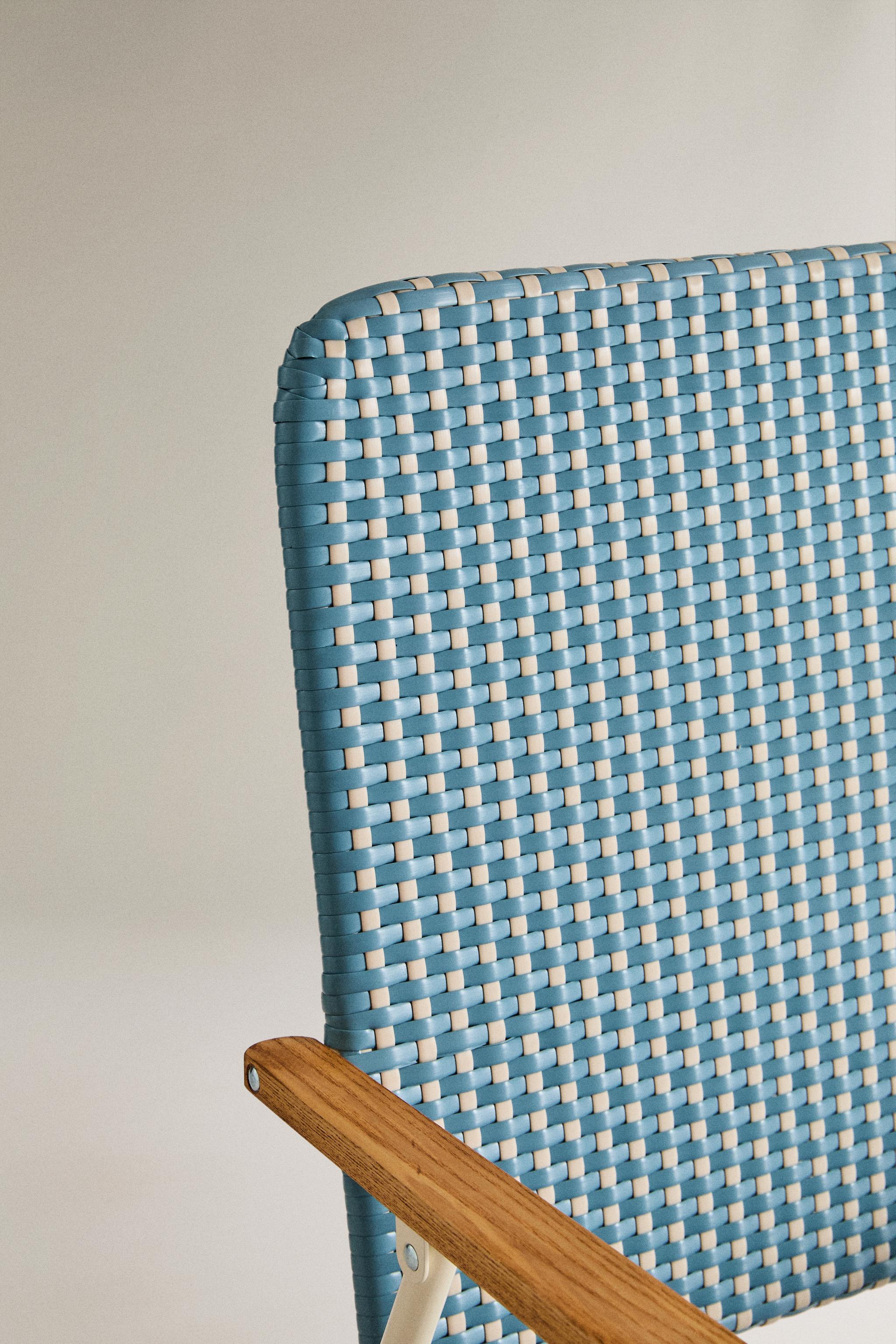 CHAISE DE PLAGE ACCOUDOIRS BOIS